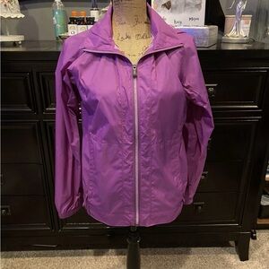 Columbia Women's Vibrant Purple Utility Rain Jacket Small